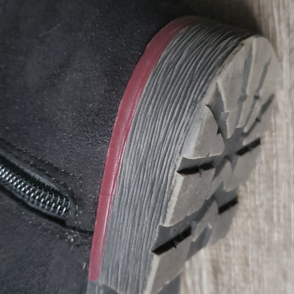 Nine West Stacey Faux Suede Ankle Booties Size 7.5 - Picture 9 of 12